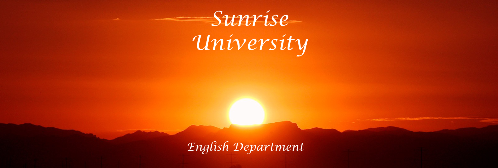 Sunrise University. Your future is waiting.